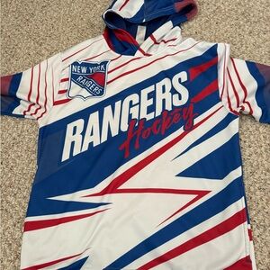 NHL Youth Red and White Striped Apparel